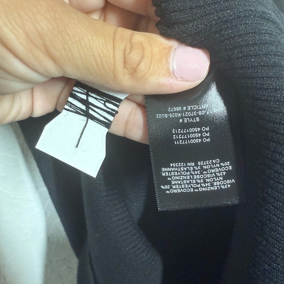 NWT Wilfred Free Cut Out Knit Tank Mini Dress Sz Medium - Picture 9 of 9